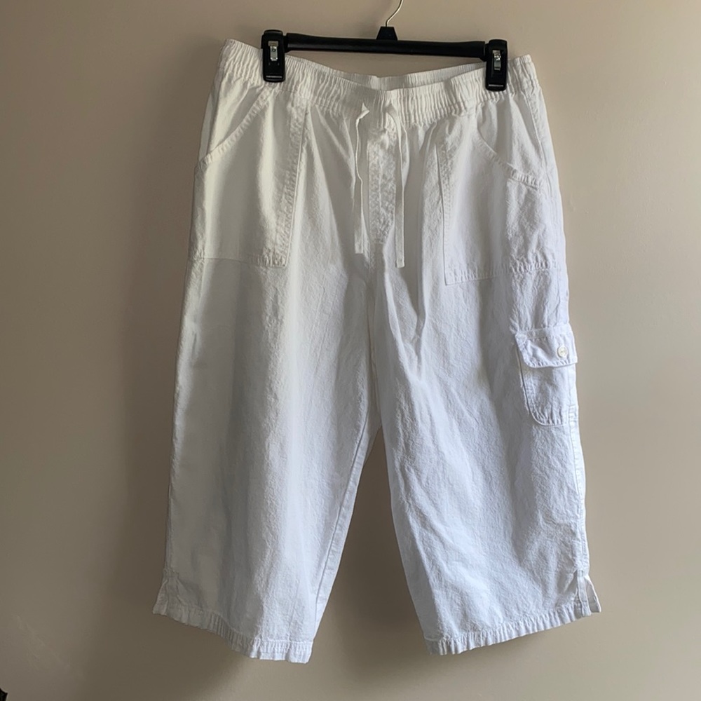 Breckenridge Crop Pants - PXL white